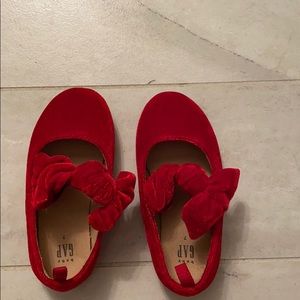 Red girls shoes